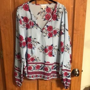 Women’s western wear. Floral top